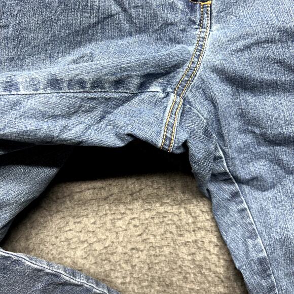 ERIKA Women’s Jeans Size 14 Blue Straight Leg Stretch Waist Comfort Fit - Picture 6 of 16